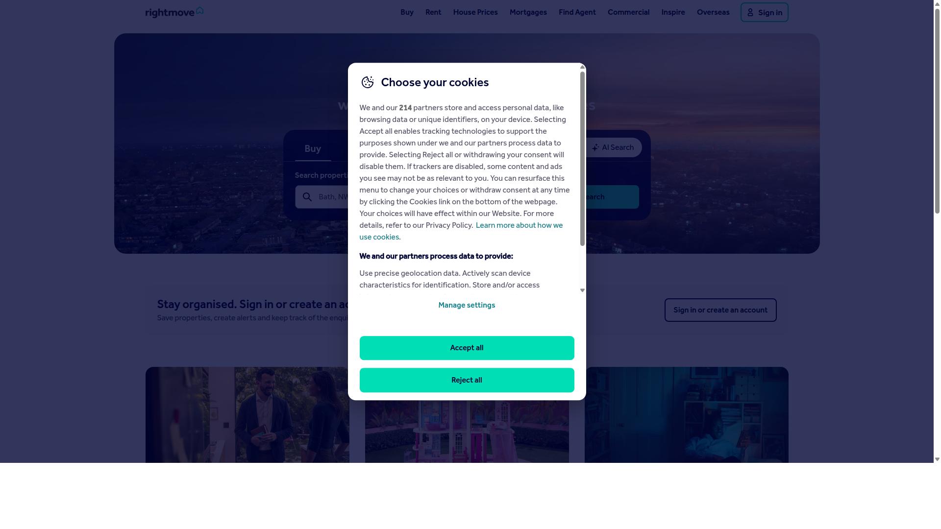 Rightmove website